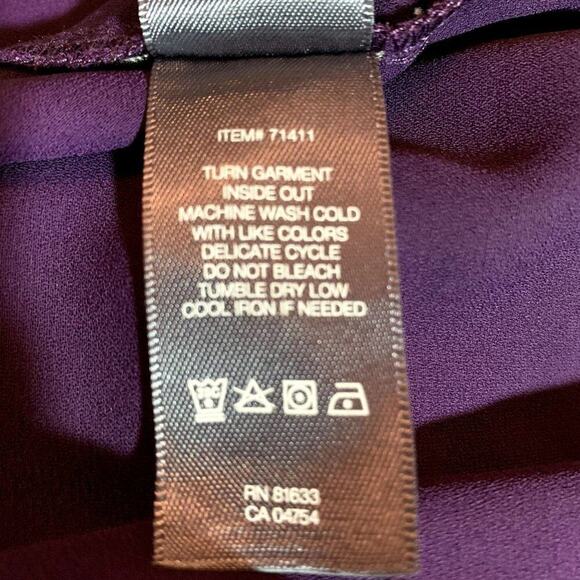 Kenneth Cole Reaction Purple Tank Top Size Small/P - Picture 6 of 6